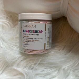 NWT Aminnah Gingerbread Whipped Body Butter retail price 32.00 USD per container